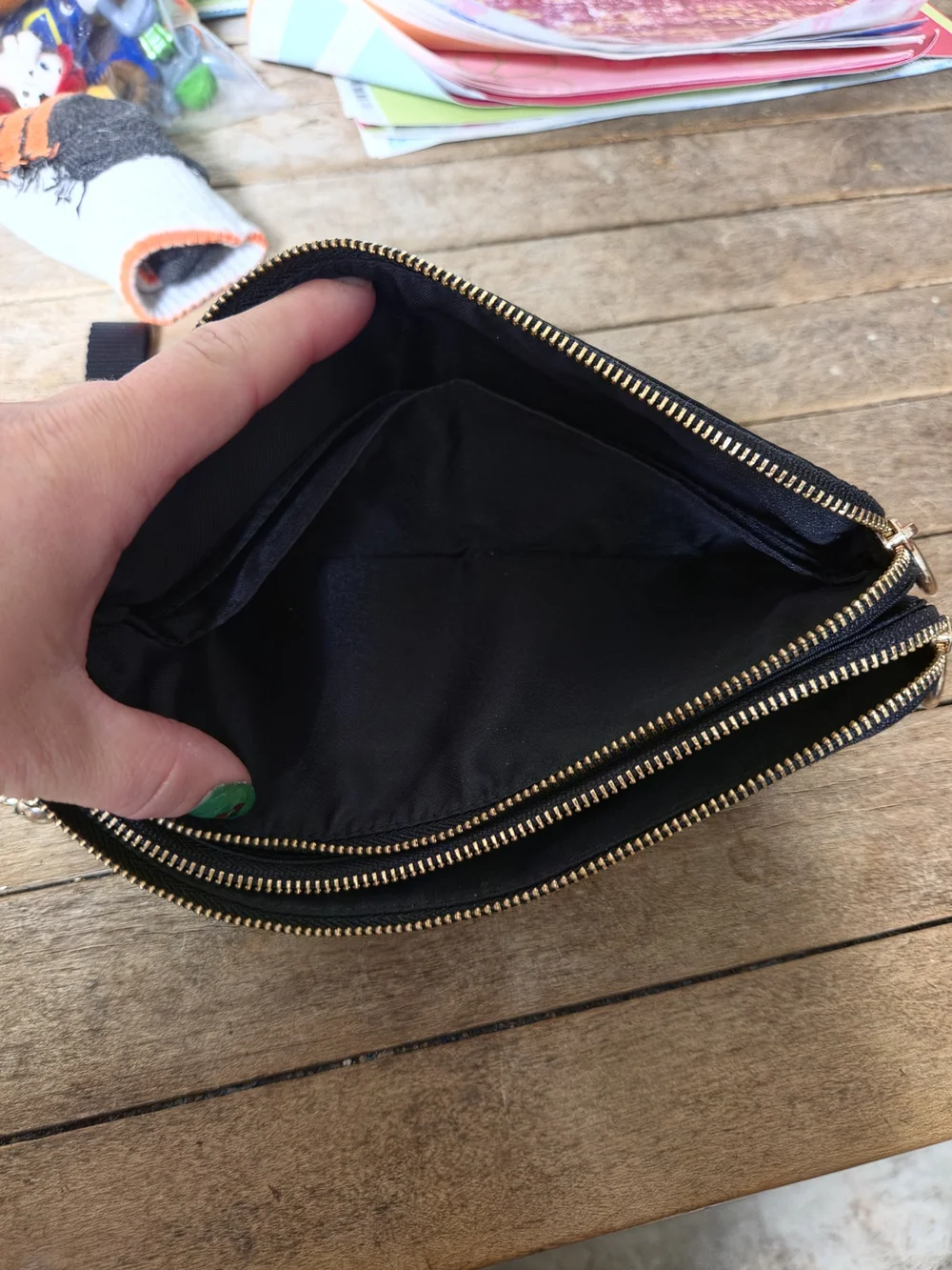 lululemon athletica Black Wristlet Pouch
